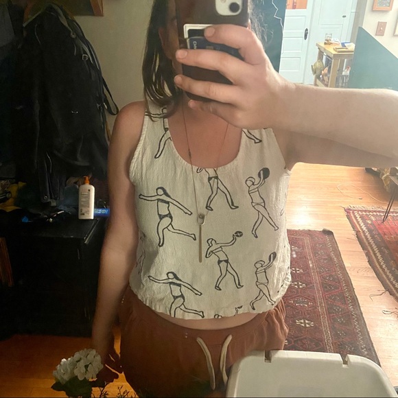 Po-Em Tank Top in Villa Print - Picture 8 of 9